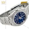 Đồng hồ Rolex Oyster Perpetual Date 34 115200 custom kim cương