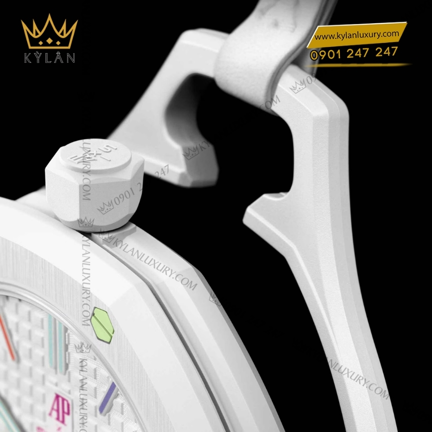 Kỳ Lân Luxury royal pop huit blanc SSX03W100N 5 Đồng hồ Royal Pop Huit Blanc SSX03W100N