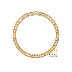 Vành bezel Rolex vàng vàng kim cương tròn 40mm