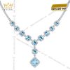 Bộ trang sức kim cương đính đá Topaz
