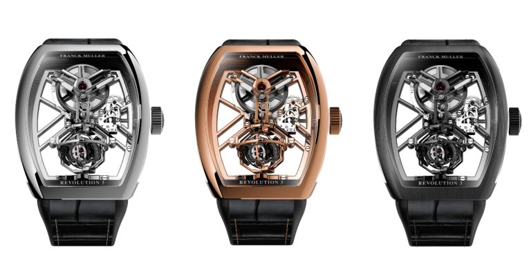 Kỳ Lân Luxury Franck Muller Vanguard Aero Revolution 3 Skeleton 8 Franck Muller Vanguard Aero Revolution 3 Skeleton: Cú Đột Phá Tourbillon Ba Trục Đầy Táo Bạo
