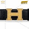Mặt thắt lưng chữ H vàng Au750 đính kim cương