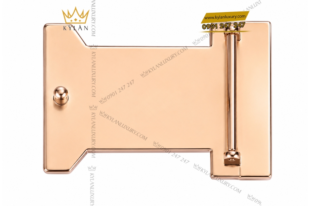 Mặt thắt lưng chữ T vàng hồng Au750 đính kim cương 10 Kỳ Lân Luxury Mat that lung chu T vang hong Au750 dinh kim cuong 14 1 Mặt thắt lưng chữ T vàng hồng Au750 đính kim cương