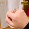 Nhẫn Kỳ Lân Signature vàng hồng Au750 đính kim cương chủ 9ly1