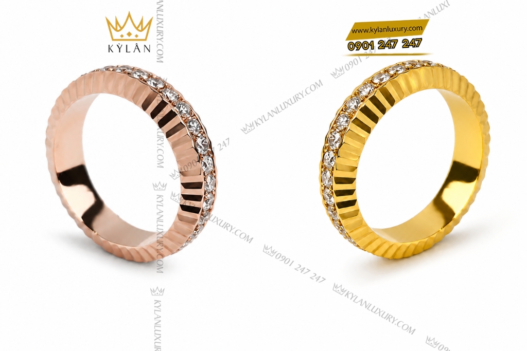 Nhẫn Rolex xoay