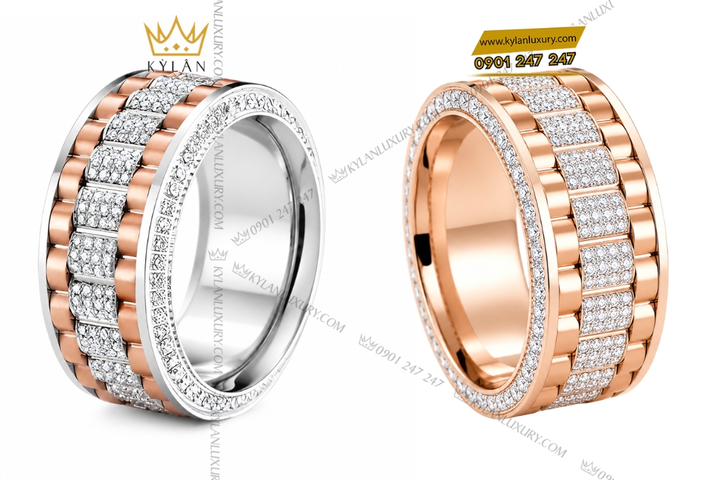 Nhẫn Rolex xoay