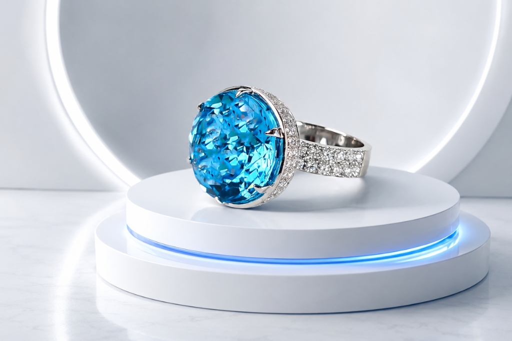 Nhẫn nữ Topaz