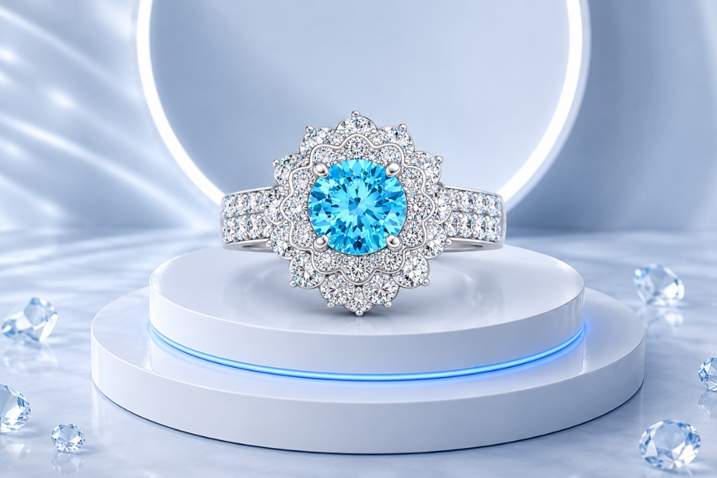 Nhẫn nữ Topaz