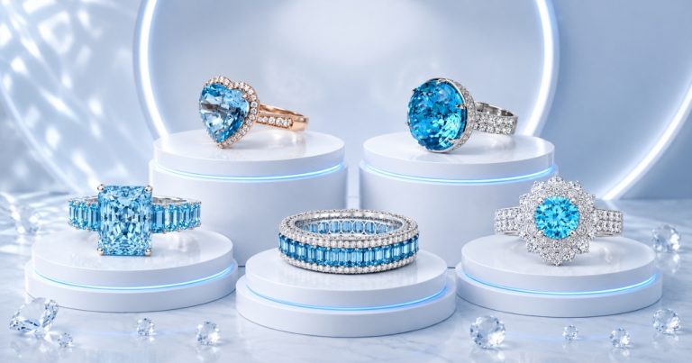 Kỳ Lân Luxury Nhan nu Topaz 9 Nhẫn nữ Topaz - Top 5 thiết kế nổi bật dành cho phái đẹp