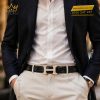 Mặt thắt lưng chữ H kim cương vàng hồng