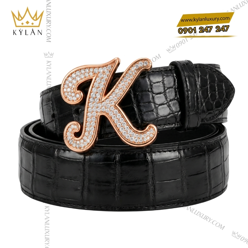 Mặt thắt lưng chữ K vàng hồng đính full kim 2 Kỳ Lân Luxury mat that lung chu k vang hong dinh full kim 6 Mặt thắt lưng chữ K vàng hồng đính full kim