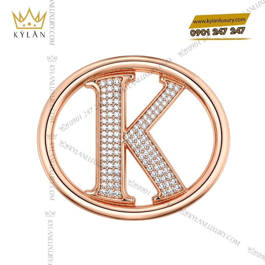 Kỳ Lân Luxury mat that lung chu k vang hong dinh kim cuong 7 Mặt thắt lưng chữ K vàng hồng đính kim cương