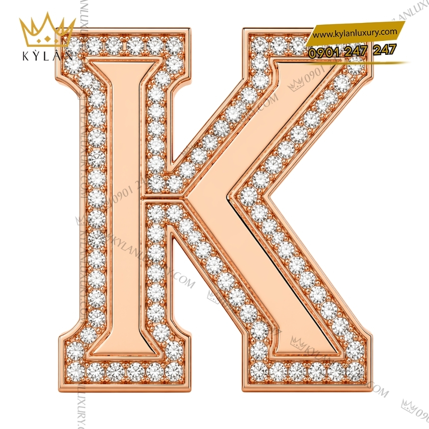 Kỳ Lân Luxury mat that lung chu k vang hong vien kim cuong 7 Mặt thắt lưng chữ K vàng hồng viền kim cương