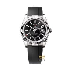 Đồng hồ Rolex Sky Dweller mặt đen dây cao su 336239-0002