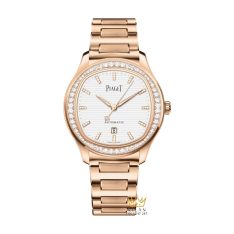 Đồng hồ Piaget Polo Date 36mm vàng hồng đính kim cương