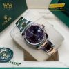 Đồng hồ Rolex Datejust 31 demi mặt tím La Mã 278271-0019