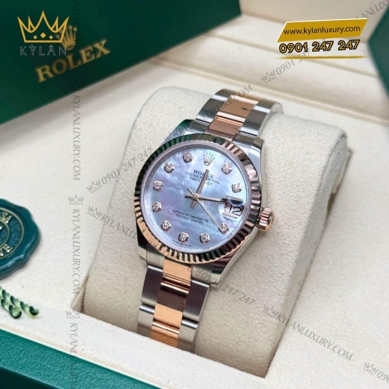 Đồng hồ Rolex Datejust 31 xà cừ dây oyster 278271-0025