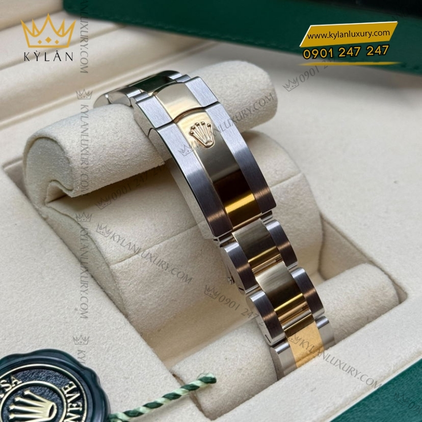 Kỳ Lân Luxury rolex datejust 31 278273 0021 demi mat xam 3 Đồng hồ Rolex Datejust 31 demi mặt xám đậm 278273-0021