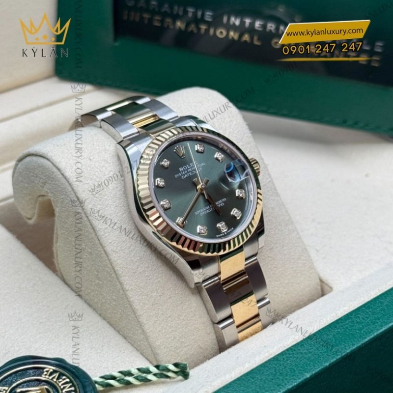 Đồng hồ Rolex Datejust 31 demi olive dây oyster 278273-0029