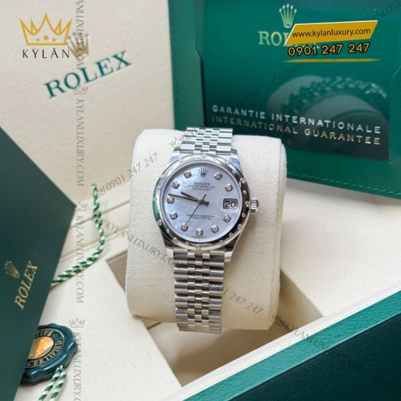 Đồng hồ Rolex Datejust 31 mặt số xà cừ 278344RBR-0006
