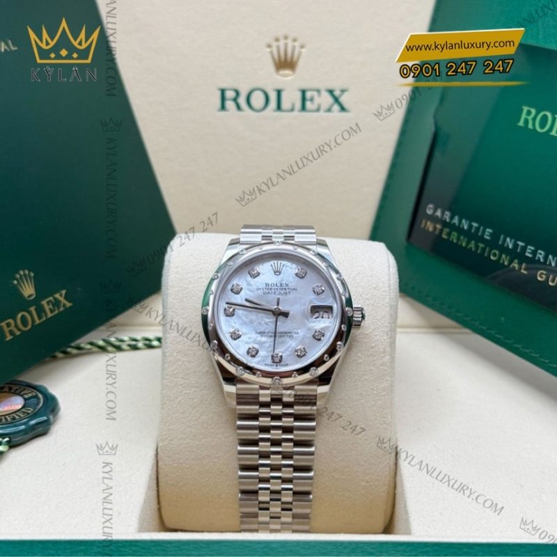 Đồng hồ Rolex Datejust 31 mặt số xà cừ 278344RBR-0006