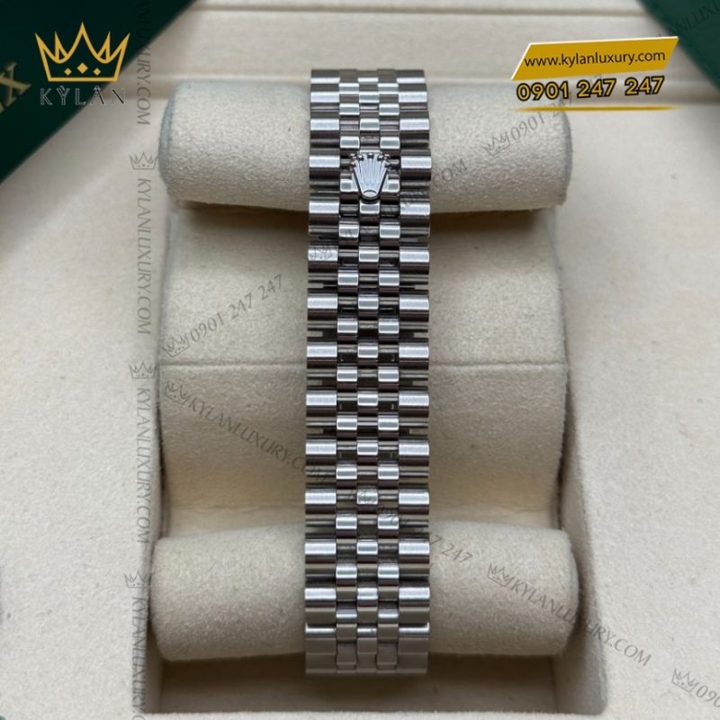 Đồng hồ Rolex Datejust 31 mặt bạc kim cương 278344RBR-0032