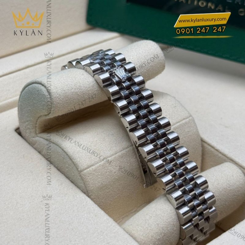 Đồng hồ Rolex Datejust 31 mặt bạc kim cương 278344RBR-0032