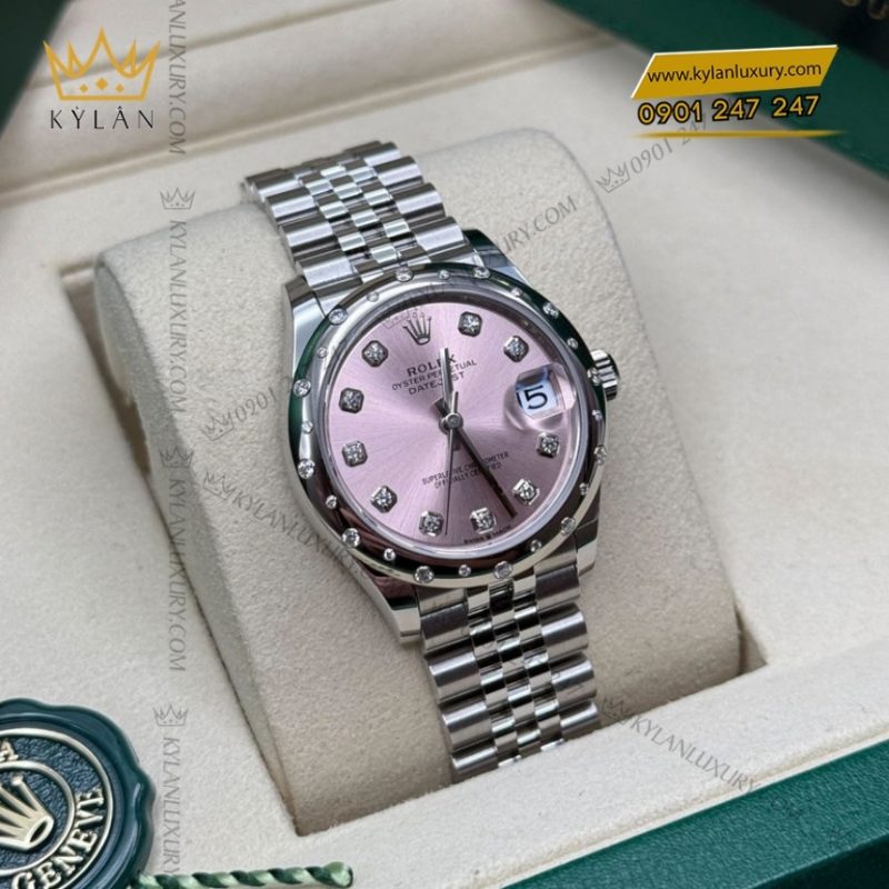 Đồng hồ Rolex Datejust 31 mặt số hồng 278344RBR-0034