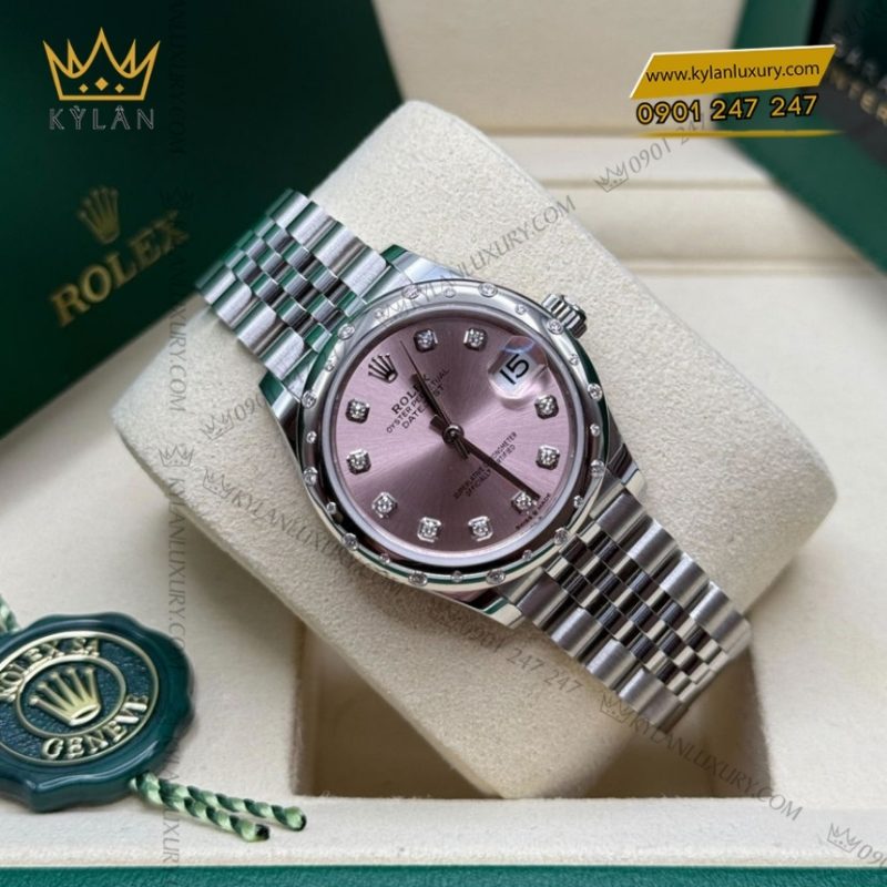 Đồng hồ Rolex Datejust 31 mặt số hồng 278344RBR-0034