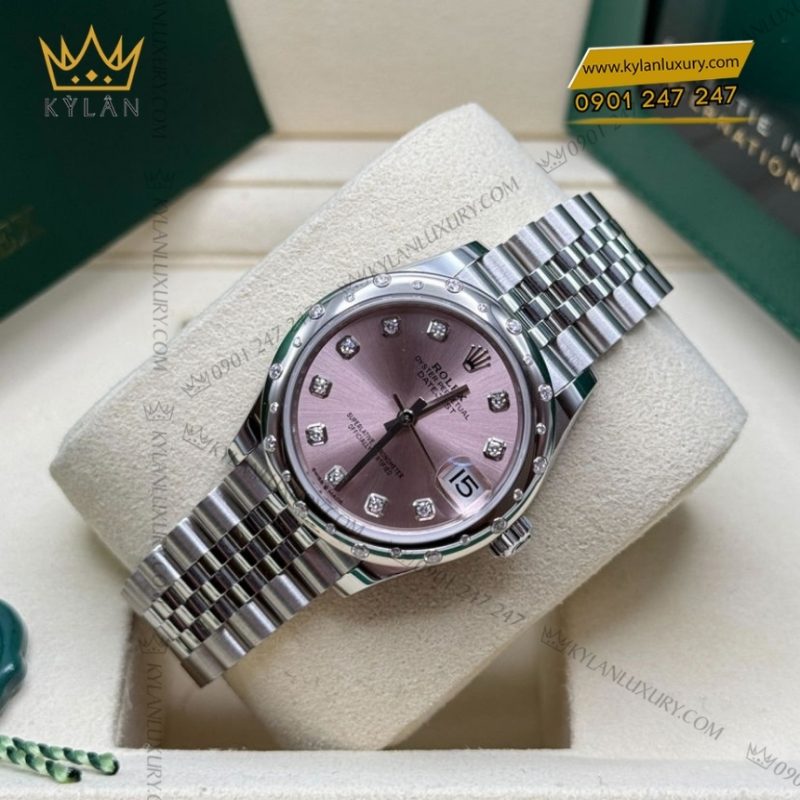 Đồng hồ Rolex Datejust 31 mặt số hồng 278344RBR-0034