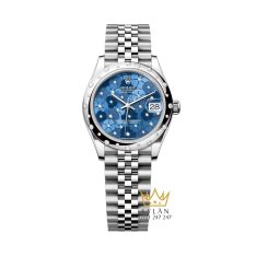 Đồng hồ Rolex Datejust 31 mặt hoa xanh dương 278344RBR-0038