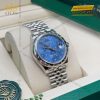 Đồng hồ Rolex Datejust 31 mặt hoa xanh dương 278344RBR-0038