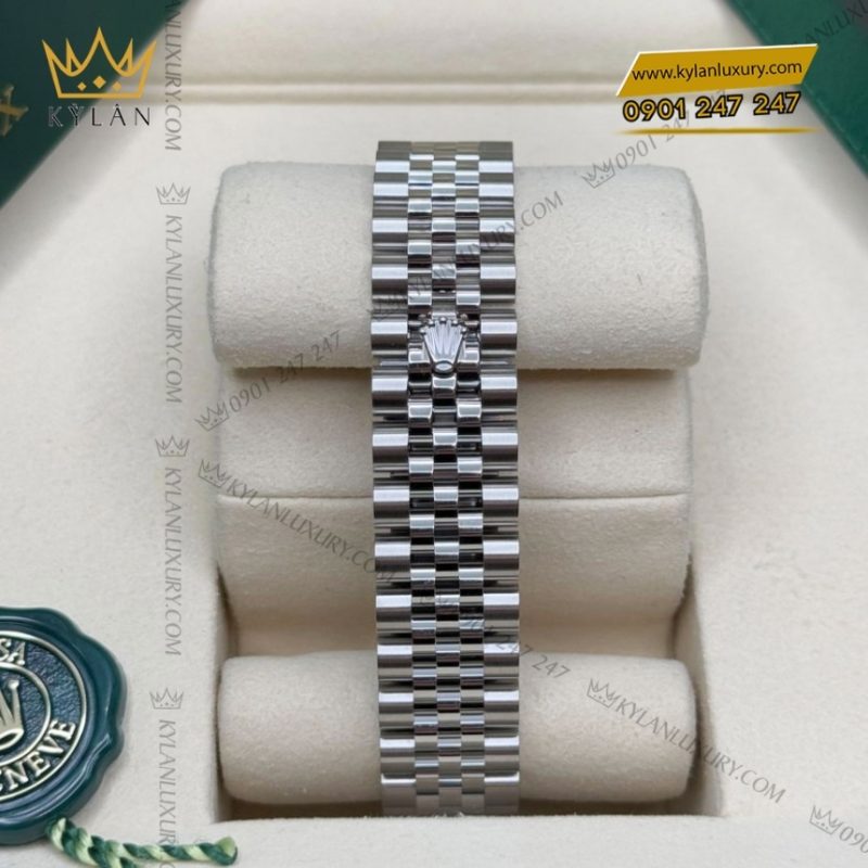 Đồng hồ Rolex Datejust 31 mặt hoa xanh dương 278344RBR-0038