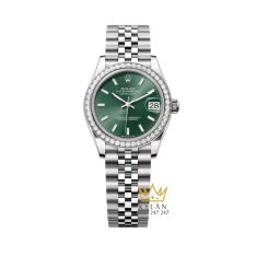 Đồng hồ Rolex Datejust 31 xanh bạc hà vành kim 278384RBR-0022