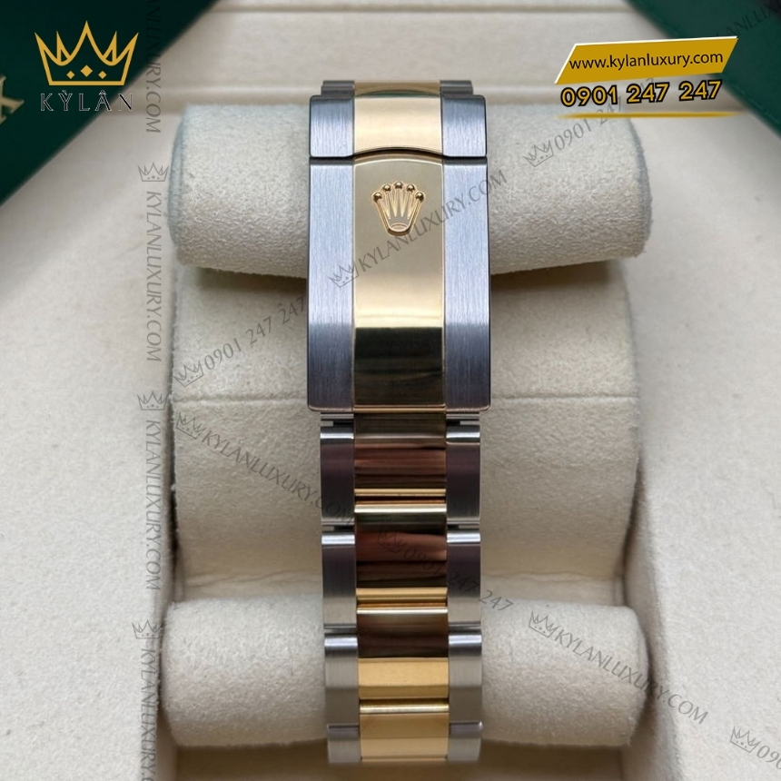 Kỳ Lân Luxury rolex datejust 36 126233 0024 demi xa cu 4 Đồng hồ Rolex Datejust 36 demi xà cừ dây oyster 126233-0024