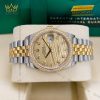 Đồng hồ Rolex Datejust 36 mặt xếp gạch kim cương 126283RBR-0031