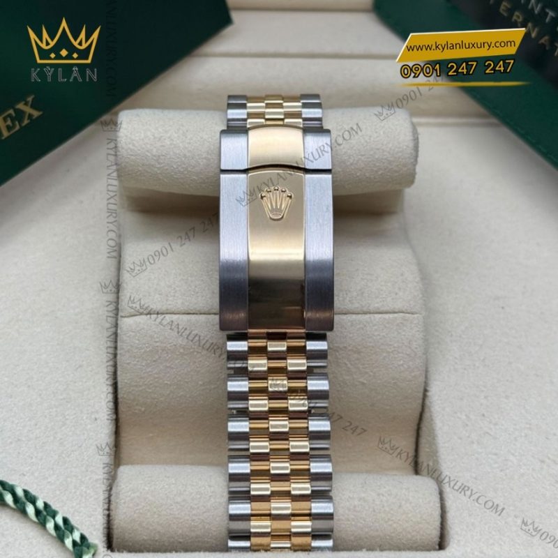 Đồng hồ Rolex Datejust 36 mặt xếp gạch champagne 126283RBR