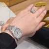 Đồng hồ Rolex Datejust 36 custom kim cương cọc rainbow