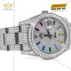 Đồng hồ Rolex Datejust 36 custom kim cương cọc rainbow