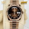 Đồng hồ Rolex Day Date 36 nâu ombré cọc La Mã 128235-0075