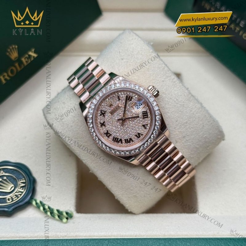 Đồng hồ Rolex Lady Datejust mặt kim cương 279135RBR-0021