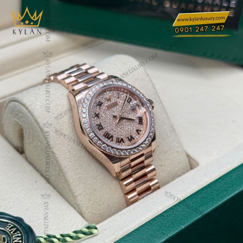 Đồng hồ Rolex Lady Datejust mặt kim cương 279135RBR-0021