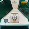 Đồng hồ Rolex Lady Datejust mặt bạc cọc kim sao 279178-0002