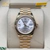 Đồng hồ Rolex Lady Datejust mặt bạc cọc kim sao 279178-0002
