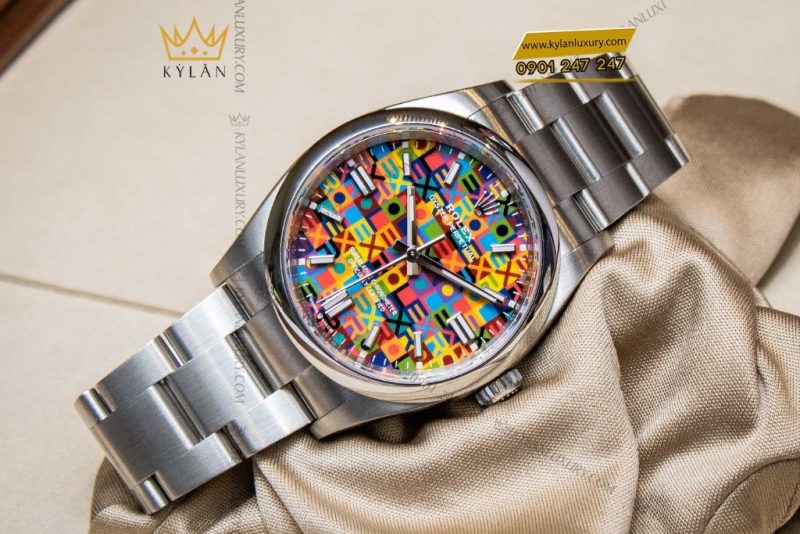 Đồng hồ Rolex Oyster Perpetual 36 mặt số Jubilee đa sắc 126000-0016