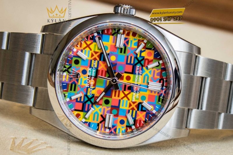 Đồng hồ Rolex Oyster Perpetual 36 mặt số Jubilee đa sắc 126000-0016