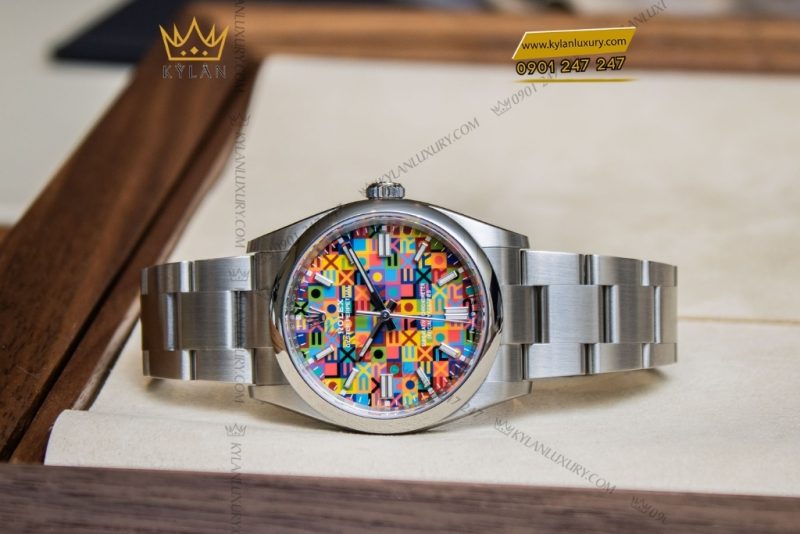 Đồng hồ Rolex Oyster Perpetual 36 mặt số Jubilee đa sắc 126000-0016