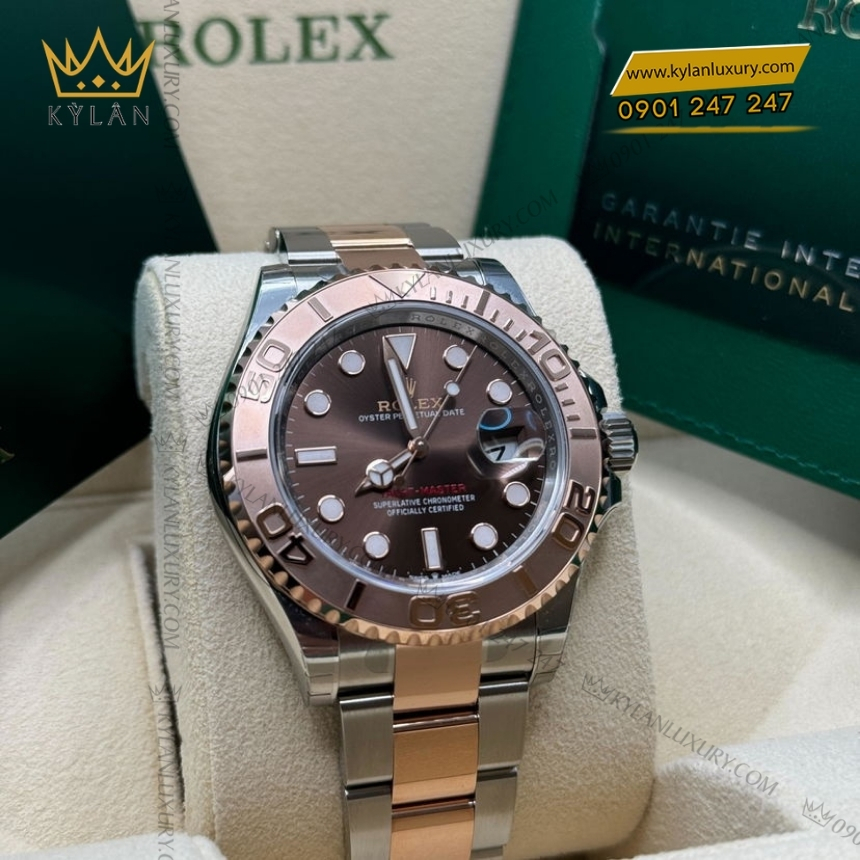 Kỳ Lân Luxury rolex yacht master 40 126621 0001 chocolate 6 Đồng hồ Rolex Yacht Master 40 mặt số chocolate 126621-0001