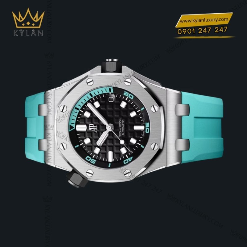 Đồng hồ Royal Oak Offshore Diver turquoise 42mm