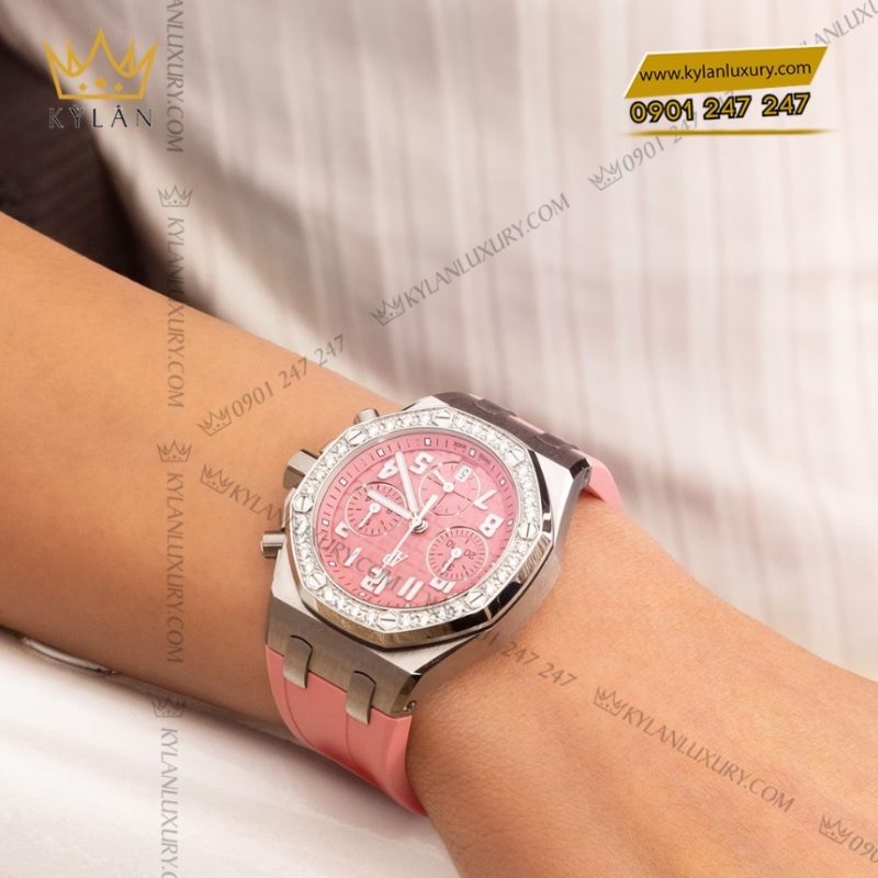 Đồng hồ Royal Oak Offshore mặt số hồng 37mm